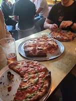 Pesto in Front Grandma in the Middle and Pepperoni